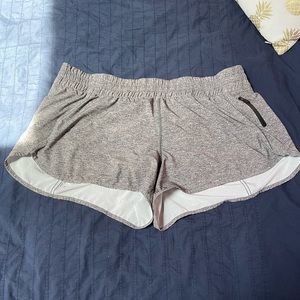 Grey Lululemon Tracker Shorts